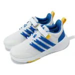 【ADIDAS 愛迪達】X LEGO 慢跑鞋 LEGO RACER TR21 EL K 中童 白 藍 小朋友 聯名 樂高(IF2888)