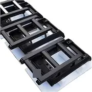 Accessories 1.6/2m*1.4m Roof Luggage Roof Rack Platform with One Side Ladder Compatible for Ford Bronco 2021-2023 4dr 2dr