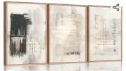 hpinub modern abstract canvas wal art set of 3 16x24 inch