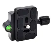 Quick Release Clamp Clip with QR Plate Adapter For Arca Swiss Camera Tripod