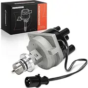 A-Premium Ignition Distributor with Cap and Rotor Compatible with Dodge Grand Caravan, Charger, Dakota & Chrysler Town & Country, Cirrus, Daytona, Dynasty, Laser, New Yorker & Plymouth Acclaim