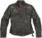 Helstons KS 70 Ladies Leather Jacket, black, Size S for Men