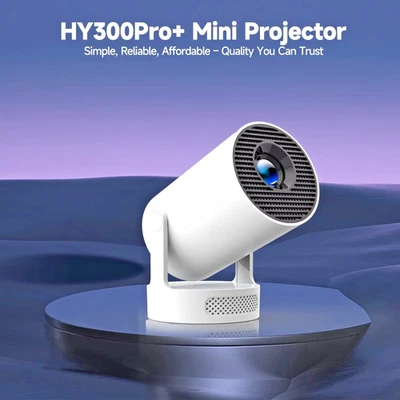 Portable 4K projector WiFi Bluetooth 8000 lumens home theater Hi-Fi 720P HD