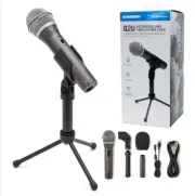 Samson Q2U Wireless Microphone Tripod USB XLR Recording Podcasting Pack
