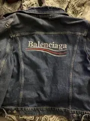 Balenciaga Campaign denim jacket Size 50 Brand New Never Worn. Authentic.
