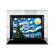 Acrylic Display Case for LEGO 21333 Ideas Vincent van Gogh The Starry Night Figure Storage Box Dust Proof Glue Free