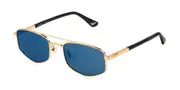 Police SPLQ84 NEW CROSSROADS 3 200B Men's Sunglasses Gold Size 55