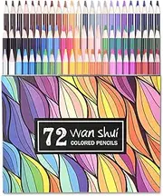 72 Colored Pencils - Professional Grade 72 Vibrant Color Pre-sharpened Colored Pencil Set for Drawing, Sketching, Adult Coloring Book