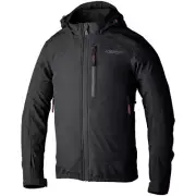 RST Waterproof Soft Shell Textile Hooded Jacket HAVOC Black Urban City AA