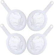 Generic 4pcs Fine Mesh Strainer Mesh Sieve Filter Spoon for Juicing Coffee Easy to Clean Dishwasher Safe Sturdy Material Versatile Kitchen Tool