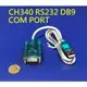 RS232 DB9 USB轉串口線 資料傳輸COM Port USB轉RS232 九針 FX2N PLC下載線【現貨】