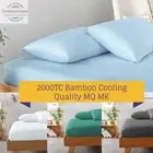 2000TC Bamboo Cooling Fitted Sheet Combo Set HypoAllergenic Breathable Ramesses
