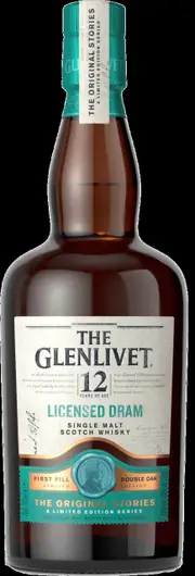 The Glenlivet 12 Year Old Licensed Dram Limited Edition Single Malt Whisky (700mL)