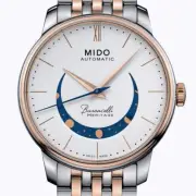 Mido Baroncelli Smiling Moon Automatic Gent 72 Hrs Gear Reserve M0274072201001