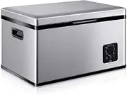 18 Portable Refrigerator, Touch Control, Car Freezer (18 Quart), DC 12/24 V, AC 110-240V, 0℉ to 50℉, Home & Car Use