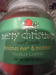 Merry Christmas Swirl Yankee Candle! ONLY 1 Other On eBay!