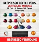 Nespresso Coffee 50 Pods Capsules 5 sleeves VertuoLine Machines - ALL FLAVORS