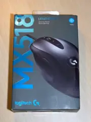 NEW - Logitech G MX518 Wired Legendary Hero Optical Gaming Mouse - Sealed