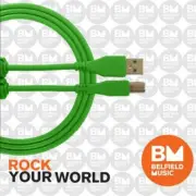 UDG Ultimate U95003 USB2 Cable A-B Green Straight 3m - Brand New -Belfield Music
