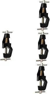 MUCKLILY 4sets Cross Clip Clamp German Style Laboratory Clamp for Securely Holding Flasks Test Tubes and Equipment Comfortable Knobs for 2pcs*4