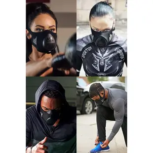 台灣現貨，Training mask 3.0 三代運動面罩 阻氧控氧 自虐神器 跑步 自行車 高海拔高原低氧訓練面罩