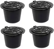 Coffee Capsule Filter Reusable Coffee Capsule Pod for Coffee Machines Refillable Coffee 4pcs Refillable Coffee Filter Pod Coffee Capsule Cup Reusable Coffee Capsule Pod Coffee Machines Coffee Pod