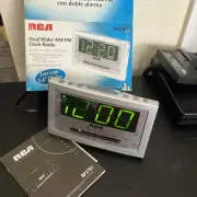 NIB RCA RP3703 Multi-function Dual Wake Alarm Clock AM/FM Radio