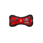 RA Tuffy Jr. Bone Dog Toy - Red Paw
