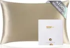 ZIMASILK 100% Pure Mulberry Silk Pillowcase for Hair and Skin Health,Soft and 6A