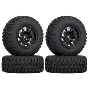 Austar 110*44mm Rubber Tires Wheel Rim for 1/10 Short Truck ARRMA Traxxas RC Car