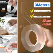 Double-Sided Nano Magic Tape Traceless Clear Adhesive Invisible Gel 3M