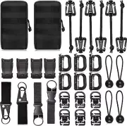 Molle Accessories Kit for Tactical Backpacks-32 Pcs