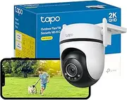 TP-Link Tapo C520WS 2K QHD 4MP Outdoor Pan/Tilt Security Smart Wi-Fi Camera,IP66 Weatherproof, AI Detection,360° Visual Cover