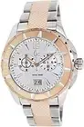 New Authentic GUESS Collection Gc G53001G1 Silver & Rose Goldtone StainlessWatch