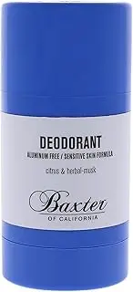 Baxter Of California Baxter Of California Deodorant - Citrus and Herbal-Musk for Men 1.2 oz Deodorant Stick, 34 g