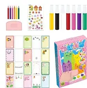 Creative Drawing Scratch Cards - Scratch Painting Rainbow Paper for Kids, Scratch Drawing Postcard Set | Dot Painting Paper Set Notebooks, Scratch Drawing Postcard Kid for Girls and Boys Aged 6+