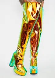 [Current Mood] Amber Prismatic Galactic Thigh Highs