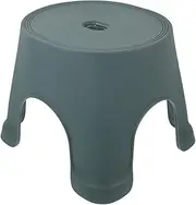 TOGEVAL Anti-Slip Bath Stool Plastic Step Stool for Adults for Bathroom Use Toilet Lightweight