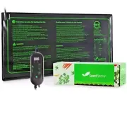 Seedling Heat Mat Seed Germination Thermostat Controller Heating Pad 10"x20"