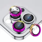 Tough On iPhone 16 Pro / iPhone 16 Pro Max Camera lens Protector Tempered Glass Individual Ring Iridescent