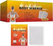 Body Warming Heat Patch | Body Warmers for Cold Weather 40 Sheets | Adhesive Winter Lower Back Abdomen Warmers Cold-Proof
