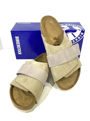 Birkenstock Kyoto Women's Size 11 (EU42)R Fit Taupe Suede Slide Sandals S1-142
