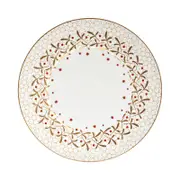 Bernardaud Noel Blanc Dinner Plate