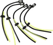 FONDOTIN 5pcs Flexible Petrol Hose Assembly for Small Engine Trimmers Chainsaws High Precision Oil Line for Efficient Operation Daily Use Compatible with Models