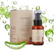 BIOTERRA Face Moisturiser Cream and Anti Aging Collagen Cream to Reduce Wrinkles - Face Moisturiser & Facial Skin Care Products for Women & Men - Day & Night Cream for Smooth & Firming Skin (50ml)