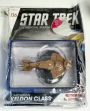 Star Trek Starship Collection #136 Cardassian Keldon Class & Eaglemoss Magazine