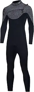 Wetsuits for Men and Women, Mens/Womens Wet Suit Chest Zip for Cold Water, 3/2mm Full Body Glove Dive Skins for Surfing Spearfishing Diving Snorkeling Kayaking Water Sports