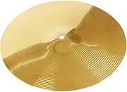 Kisangel Practice Drum Cymbal Metal Jazz Crash Cymbal for Drum Fine Workmanship Lightweight Durable Design for Musicians for Beginners and Pros