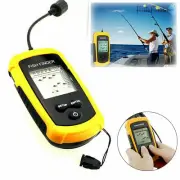 New Portable LCD Fish Finder 100M Depth Sonar Alarm Sensor Fishfinder Waterproof