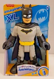 Fisher Price DC Super Friends Imaginext XL * BATMAN * Large 10" Action Figure